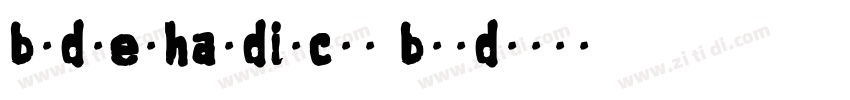 brdleyhanditctt bold字体转换